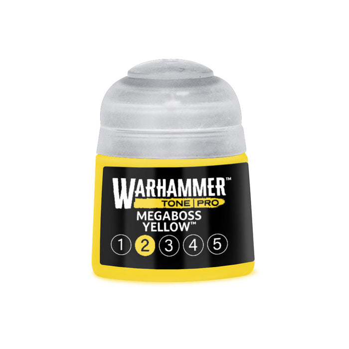 Paints and Paint Accessories Games Workshop - Warhammer Colour Tone Pro - Megaboss Yellow - 2- 20-202 - Cardboard Memories Inc.