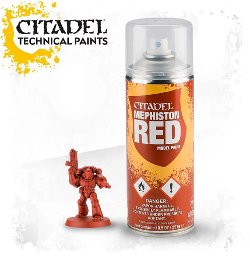 Paints and Paint Accessories Citadel Colour - Mephiston Red - Paint Spray - 62-15 - Cardboard Memories Inc.