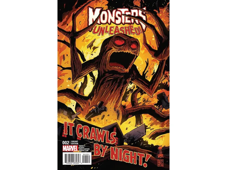 Comic Books Marvel Comics - Monsters Unleashed (2017 1st Series) 002 - CVR D Francavilla Variant Edition (Cond. VF-) - 18673 - Cardboard Memories Inc.