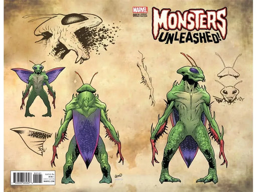 Comic Books Marvel Comics - Monsters Unleashed (2017 1st Series) 002 - CVR F Greg Land Variant Edition (Cond. VF-) - 18671 - Cardboard Memories Inc.