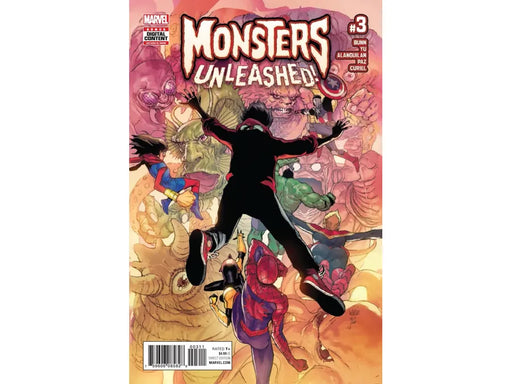 Comic Books Marvel Comics - Monsters Unleashed (2017 1st Series) 003 (Cond. VF-) - 18675 - Cardboard Memories Inc.