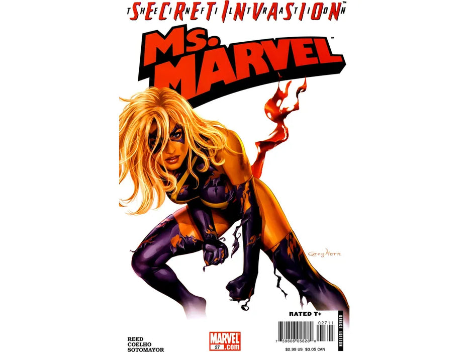 Comic Books, Hardcovers & Trade Paperbacks Marvel Comics - Ms. Marvel (2006 2nd Series) 027 (Cond. VF-) - 18956 - Cardboard Memories Inc.