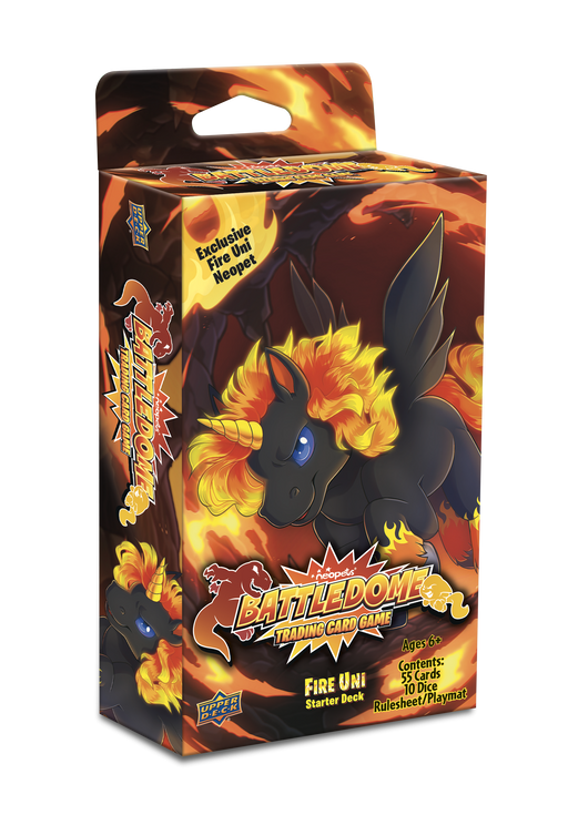 collectible card game Upper Deck - Neopets Battledome - Fire Uni - Starter Deck - CANADIAN ORDERS ONLY PLEASE - Cardboard Memories Inc.