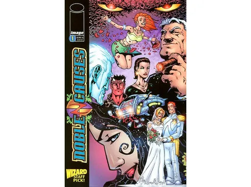 Comic Books Image Comics - Noble Causes (2002 1st Series) 001 (Cond. VF-) - 19602 - Cardboard Memories Inc.