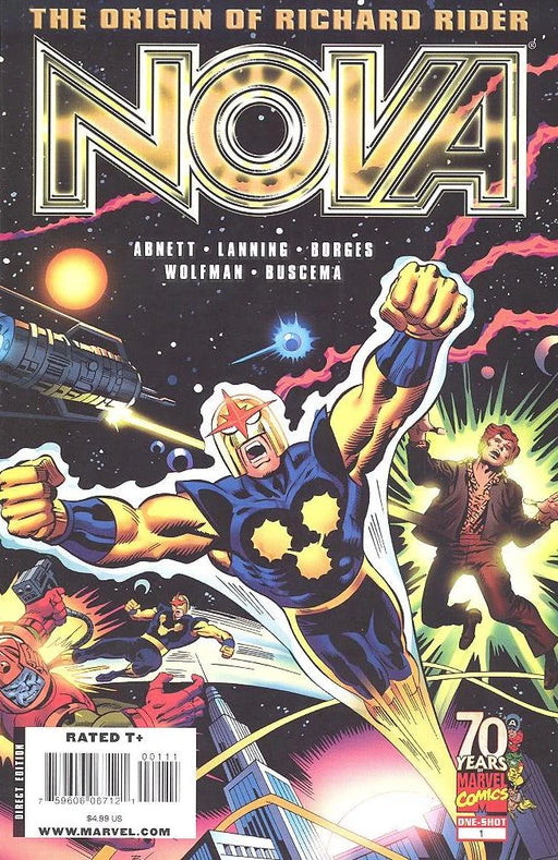 Comic Books Marvel Comics - Nova The Origin of Richard Rider (2009) 001 (Cond. FN) 21683 | Cardboard Memories Inc. 75960606712100111