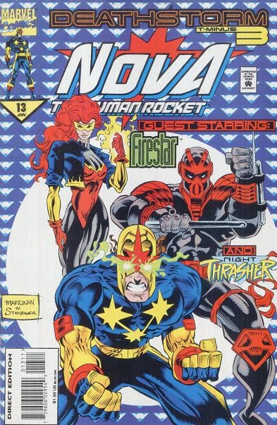 Comic Books Marvel Comics - Nova (1994 2nd Series) 013 (Cond. FN+) 21679 | Cardboard Memories Inc. 75960602954901311