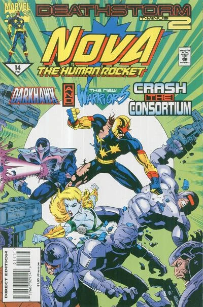 Comic Books Marvel Comics - Nova (1994 2nd Series) 014 (Cond. FN+) 21678 | Cardboard Memories Inc. 75960602954901411