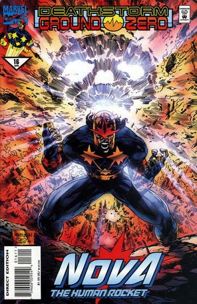 Comic Books Marvel Comics - Nova (1994 2nd Series) 016 (Cond. FN+) 21677 | Cardboard Memories Inc. 75960602954901611