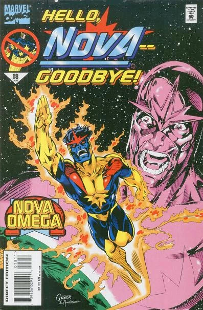 Comic Books Marvel Comics - Nova (1994 2nd Series) 018 (Cond. FN+) 21675 | Cardboard Memories Inc. 75960602954901811