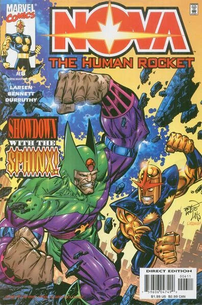 Comic Books Marvel Comics - Nova (1993 3rd Series) 006 (Cond. FN) 21672 | Cardboard Memories Inc. 75960604749900611