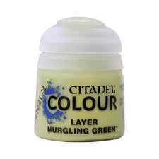 Paints and Paint Accessories Citadel Layer - Nurgling Green 12ml - 22-29 - Cardboard Memories Inc.