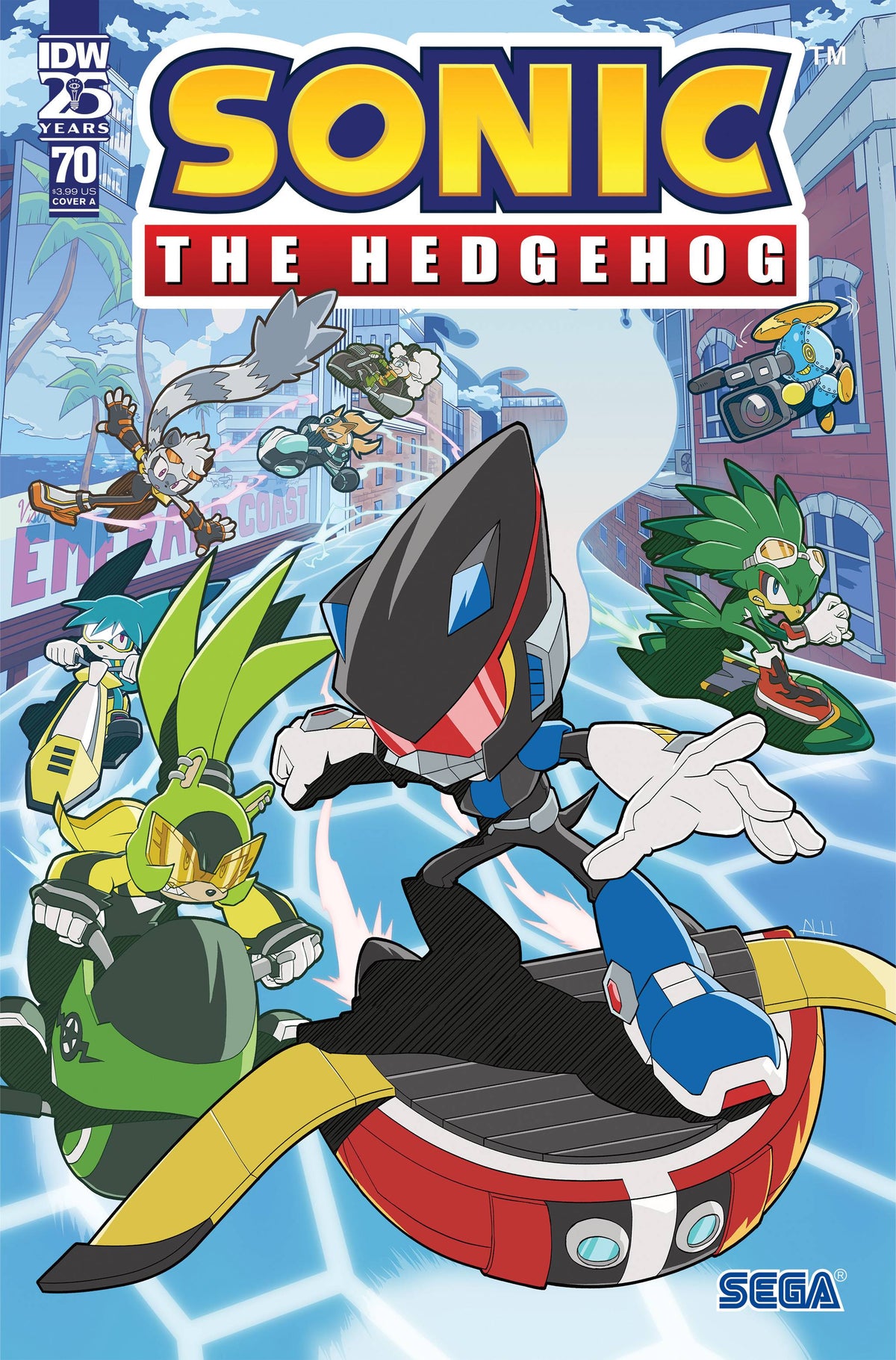IDW Comics - Sonic the Hedgehog 070 - CVR A Hammerstrom