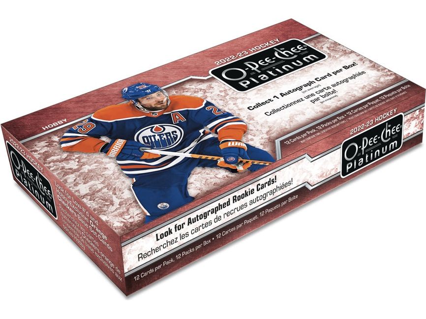 Sports Cards Upper Deck - 2022-23 - Hockey - O-Pee-Chee Platinum - Hobby Box - Cardboard Memories Inc.