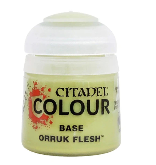 Paints and Paint Accessories Citadel Base - Orruk Flesh - 21-56 - Cardboard Memories Inc.