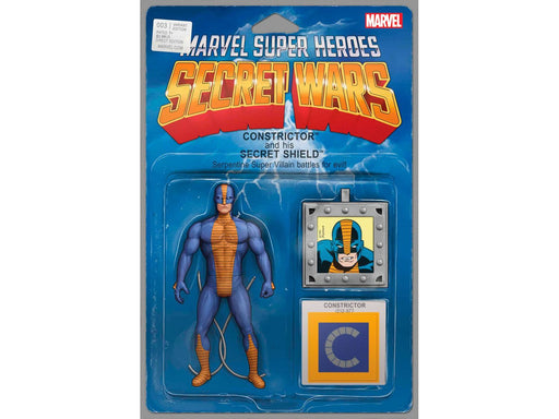 Comic Books Marvel Comics - Marvel Super Heroes Secret Wars Battleworld 003 (Cond. VF-) Action Figure Variant - 20938 - Cardboard Memories Inc.