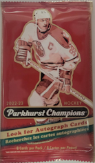 Sports Cards Upper Deck - 2022-23 - Hockey - Parkhurst Champions - Blaster Pack - Cardboard Memories Inc.