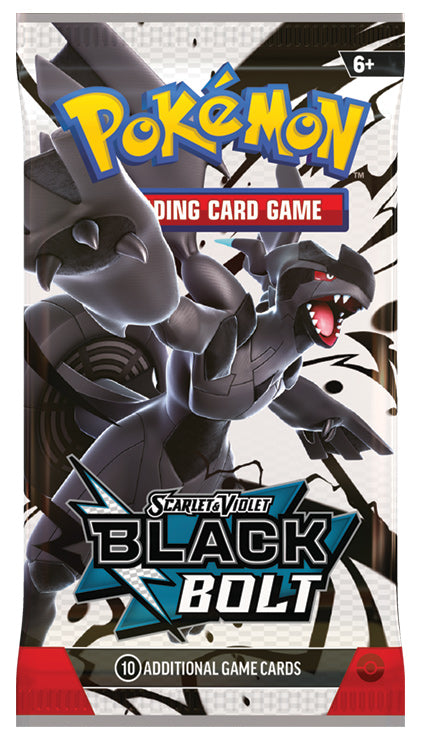 Trading Card Games Pokemon - Scarlet and Violet - Black and White - Black Bolt Booster Pack - Cardboard Memories Inc.