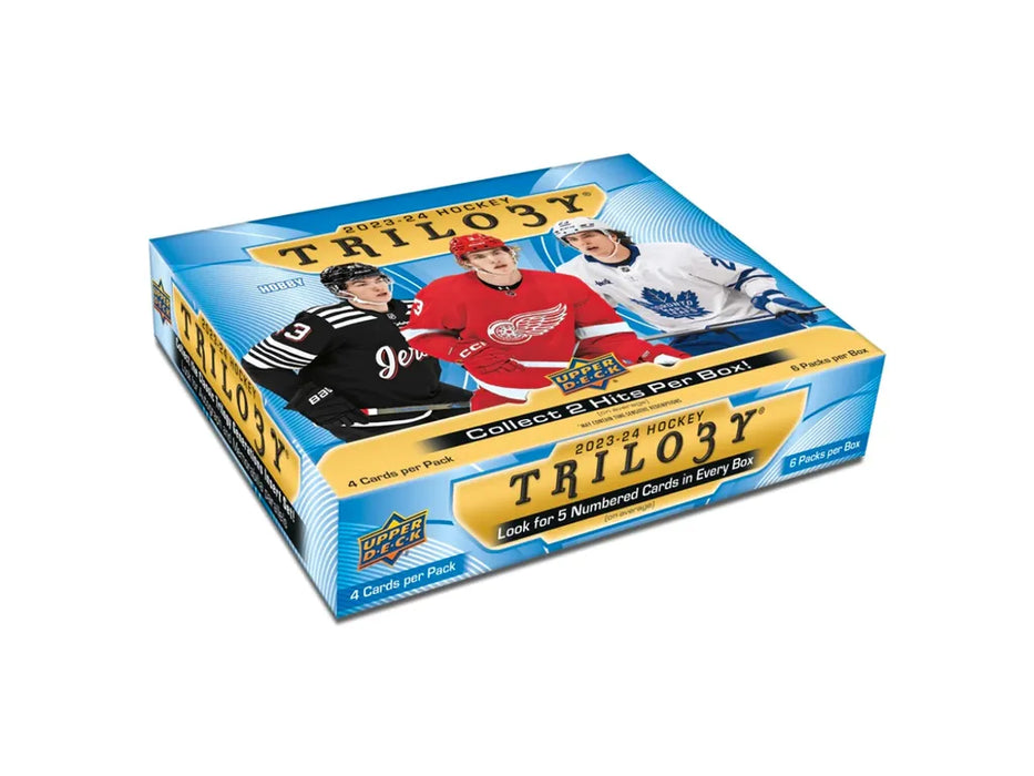 Sports Cards Upper Deck - 2023-24 - Hockey - Trilogy - Hobby Box - Pre-Order May 15th 2024 - Cardboard Memories Inc.