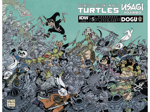 Comic Books IDW - TMNT/Usagi Yojimbo Wherewhen 005 (Cond. VF-) Cover A Variant Edition - 18207 - Cardboard Memories Inc.