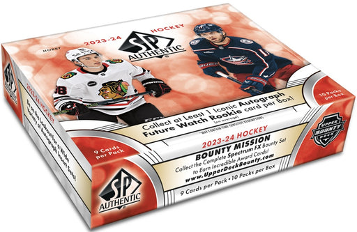 Sports Cards Upper Deck - 2023-24 - Hockey - SP Authentic - Hobby Box - Pre-Order July 3rd 2024 - Cardboard Memories Inc.