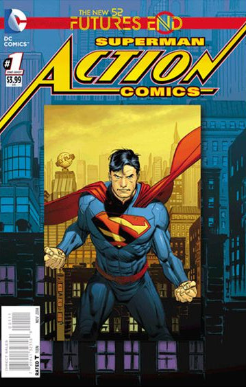 Comic Books DC Comics - Action Comics Futures End 001 - Lenticular Cover Variant Edition (Cond. FN) - 19725 - Cardboard Memories Inc.
