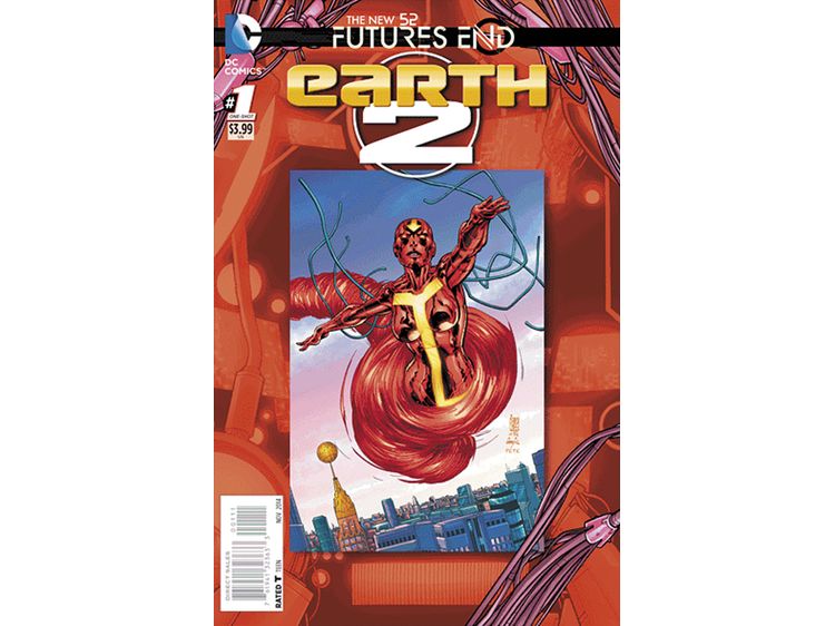 Comic Books DC Comics - Earth 2 Futures End 001 Lenticular Cover (Cond. VF-) 19138 - Cardboard Memories Inc.