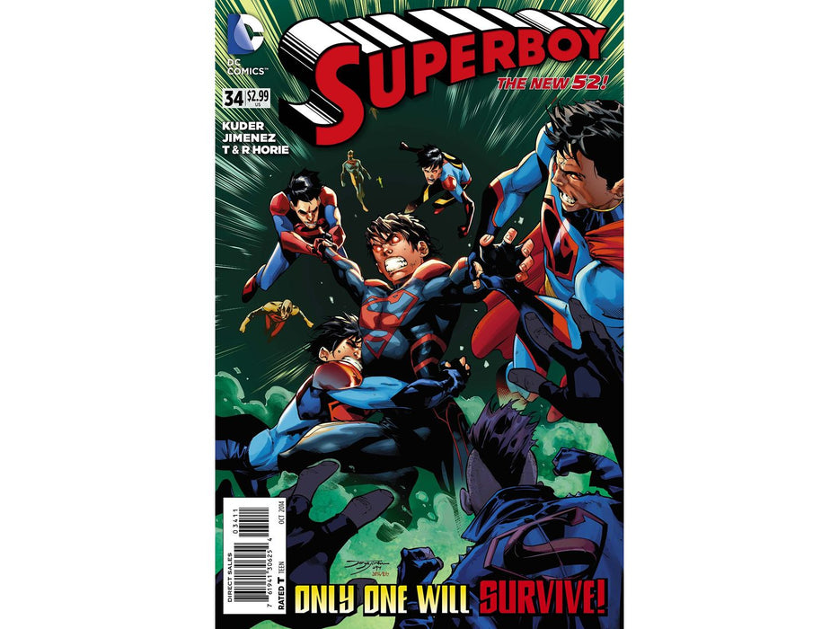 Comic Books DC Comics - Superboy 034 (Cond. VF-) 18015 - Cardboard Memories Inc.