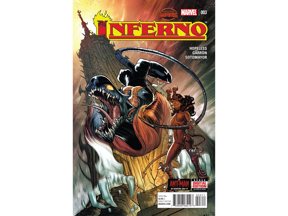 Comic Books Marvel Comics - Inferno 003 (Secret Wars) - (Cond. VF-) - 17227 - Cardboard Memories Inc.