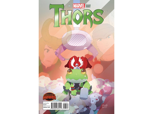 Comic Books Marvel Comics - Battleworld: Thors 003 CVR A Variant Edition (Cond. VF-) - 17668 - Cardboard Memories Inc.