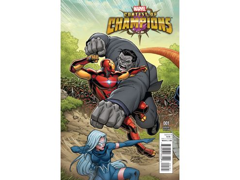 Comic Books Marvel Comics - Contest Of Champions 001 Connecting Variant (Cond. VF-) - 19472 - Cardboard Memories Inc.