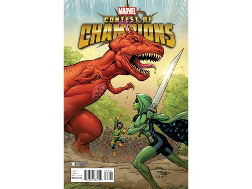 Comic Books Marvel Comics - Contest Of Champions 003 Connecting Variant (Cond. VF-) - 19475 - Cardboard Memories Inc.