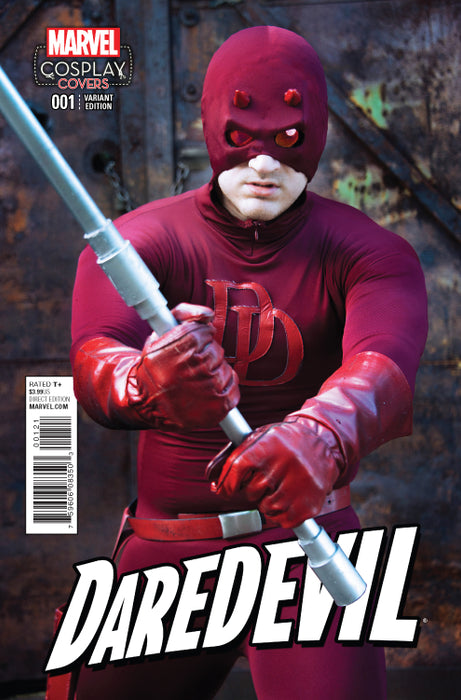 Comic Books Marvel Comics - Daredevil (2016 5th Series) 001 - Cosplay Covers Variant Edition (Cond. VG+) - 1538 - Cardboard Memories Inc.
