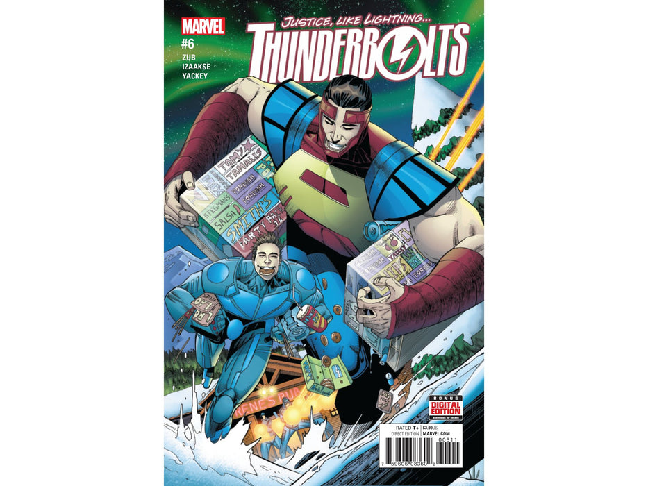 Comic Books Marvel Comics - Thunderbolts 006 (Cond. VF-) - 17983 - Cardboard Memories Inc.