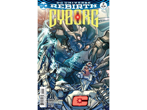 Comic Books DC Comics - Cybrog (2016) 002 - D'Anda Variant Edition (Cond. VF-) - 19502 - Cardboard Memories Inc.