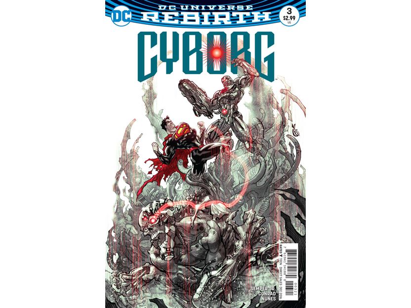 Comic Books DC Comics - Cybrog (2016) 003 - D'Anda Variant Edition (Cond. VF-) - 19501 - Cardboard Memories Inc.