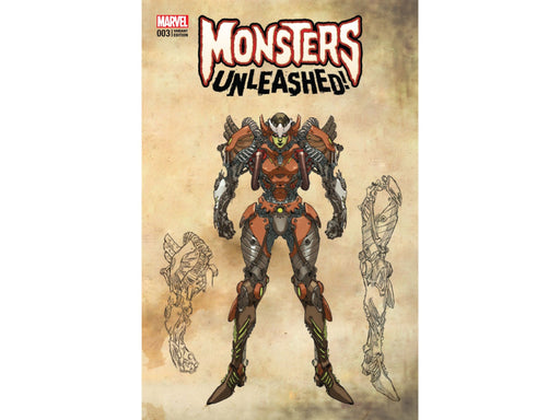 Comic Books Marvel Comics - Monsters Unleashed (2017 1st Series) 003 - CVR E Yu Variant Edition (Cond. VF-) - 18679 - Cardboard Memories Inc.