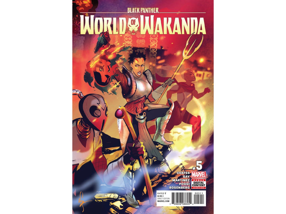 Comic Books Marvel Comics - World of Wakanda (2017) 005 (Cond. VF-) - 19767 - Cardboard Memories Inc.