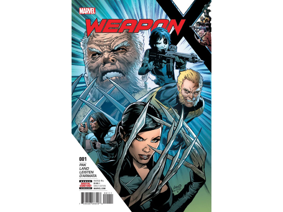 Comic Books Marvel Comics - Weapon X 001 (Cond. VF-) - 17524 - Cardboard Memories Inc.