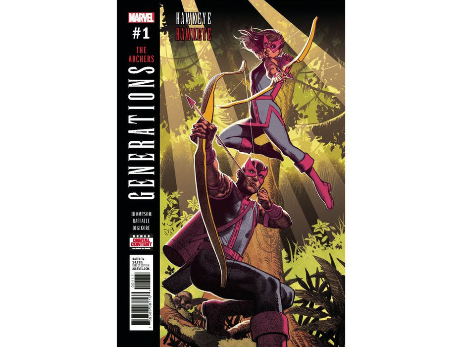 Comic Books, Hardcovers & Trade Paperbacks Marvel Comics - Generations Hawkeye & Hawkeye 001 (Cond. VF-) 19003 - Cardboard Memories Inc.