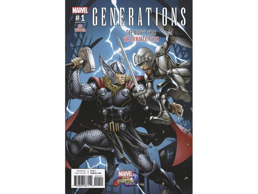 Comic Books Marvel Comics - Generations Unworthy Thor & Mighty Thor (2017) 001 - MVC Variant Edition (Cond. VF-) 20160 - Cardboard Memories Inc.