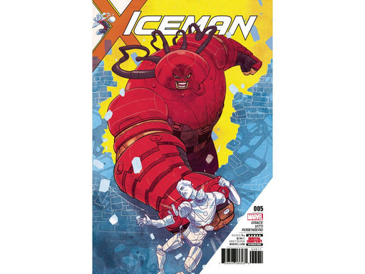 Comic Books Marvel Comics - Iceman (2017) 005 (Cond. VF-) 20178 - Cardboard Memories Inc.