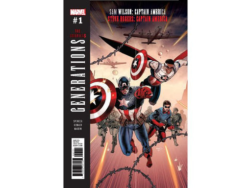 Comic Books, Hardcovers & Trade Paperbacks Marvel Comics - Generations Captain America & Captain America 001 (Cond. VF-) 19004 - Cardboard Memories Inc.
