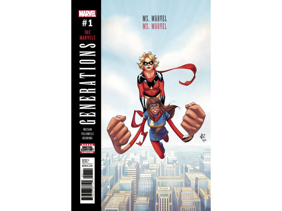 Comic Books, Hardcovers & Trade Paperbacks Marvel Comics - Generations Ms. Marvel & Ms Marvel 001 (Cond. VF-) 18998 - Cardboard Memories Inc.