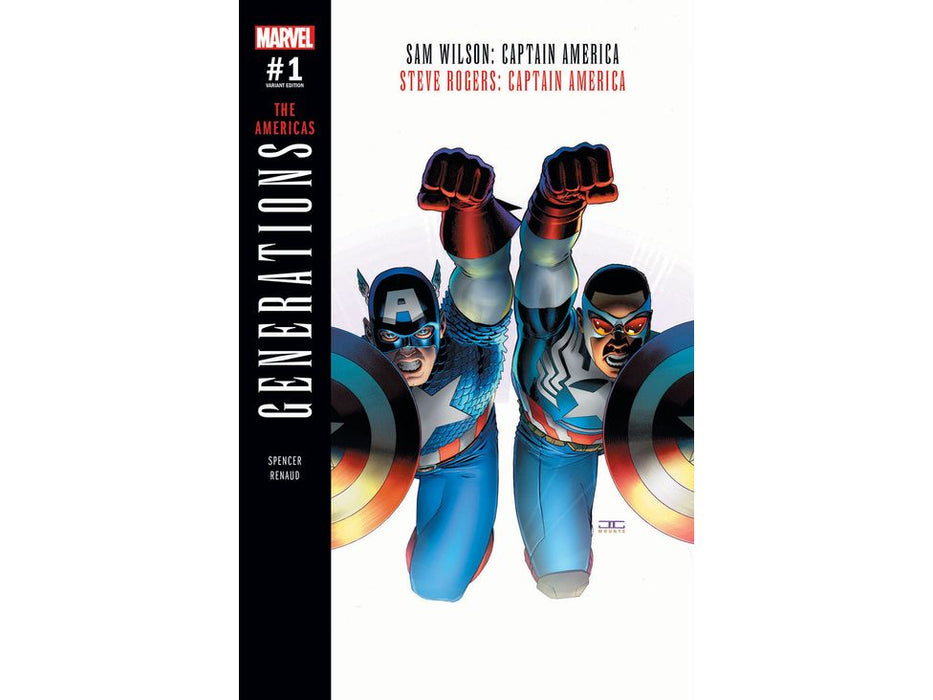 Comic Books, Hardcovers & Trade Paperbacks Marvel Comics - Generations Captain America & Captain America 001 Cassady Variant (Cond. VF-) 19005 - Cardboard Memories Inc.