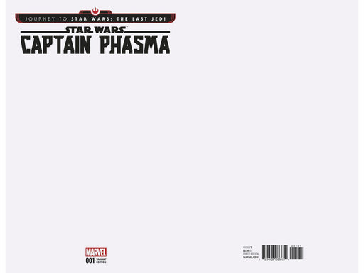 Comic Books, Hardcovers & Trade Paperbacks Marvel Comics - Star Wars Last Jedi Captain Phasma 001 Blank Variant (Cond. VF-) 19029 - Cardboard Memories Inc.
