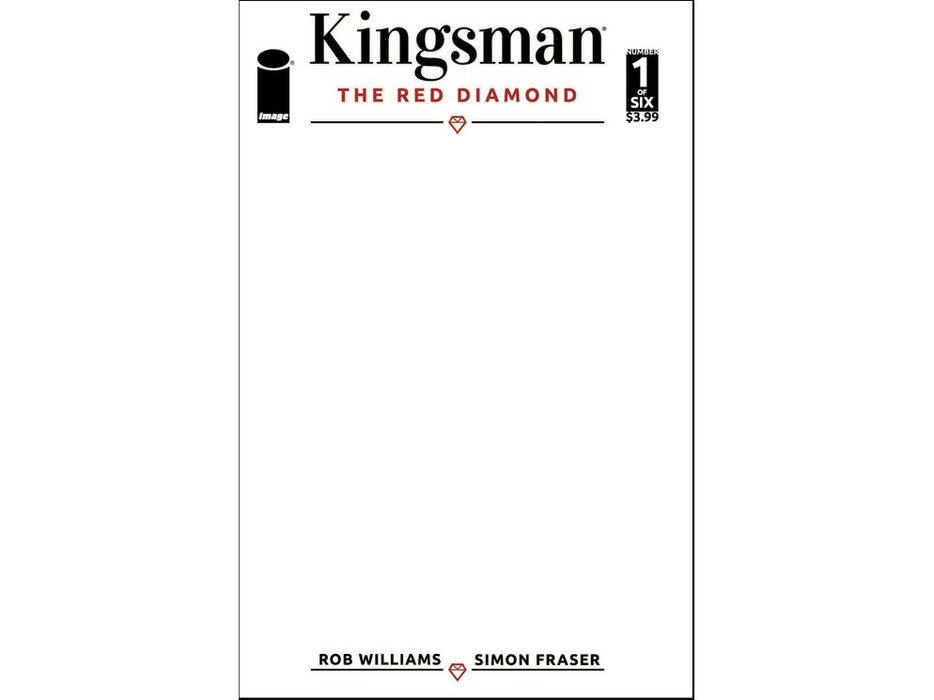 Comic Books, Hardcovers & Trade Paperbacks Image Comics - Kingsman Red Diamond 001 Blank Variant (Cond. VF-) 19026 - Cardboard Memories Inc.