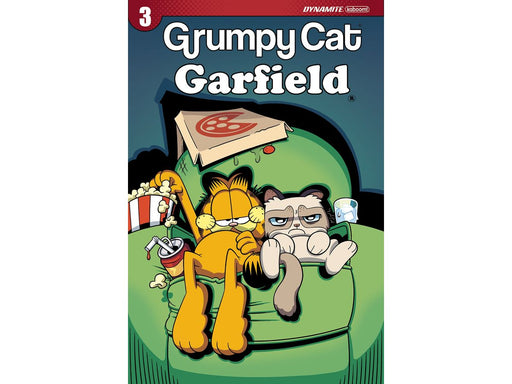 Comic Books Dynamite Entertainment - Grumpy Cat Garfield (2017) 003 (of 3) - CVR A Hirsch Variant Edition (Cond. VF-) - 18713 - Cardboard Memories Inc.