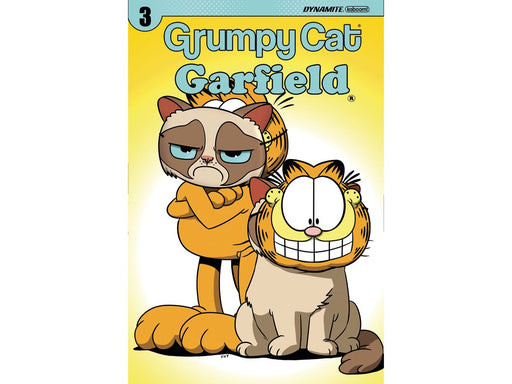 Comic Books Dynamite Entertainment - Grumpy Cat Garfield (2017) 003 (of 3) - CVR B Uy Variant Edition (Cond. VF-) - 18714 - Cardboard Memories Inc.