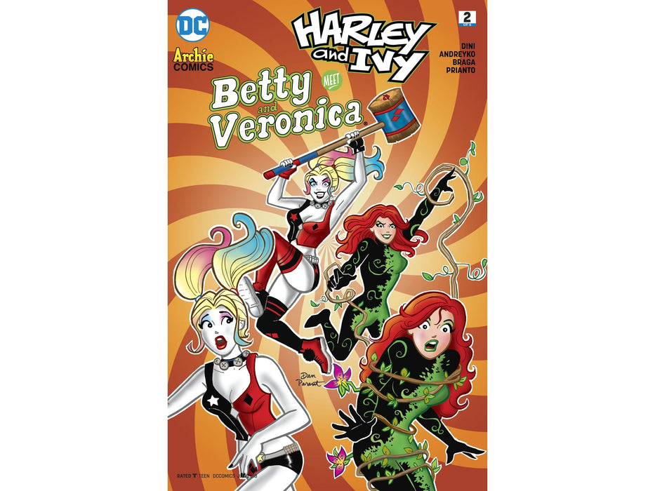 Comic Books DC Comics - Harley & Ivy Meet Betty & Veronica (2017) 002 (of 6) - Parent Variant Edition (Cond. VF-) - 18745 - Cardboard Memories Inc.