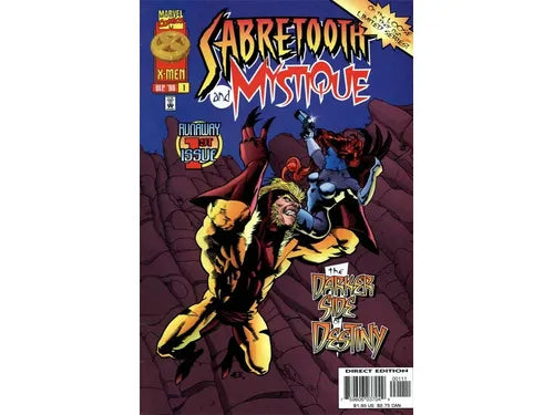 Comic Books Marvel Comics - Sabretooth & Mystique (1996) 001 (Cond. G) 21044 - Cardboard Memories Inc.